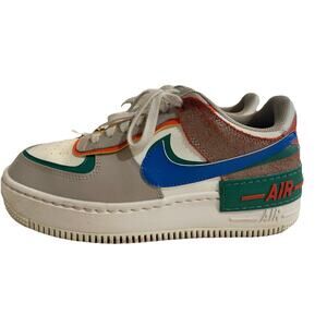 Nike Women’s Air Force 1 Shadow Sail Signal Blue Green CI0919-109 Sz 8.5 Sneaker
